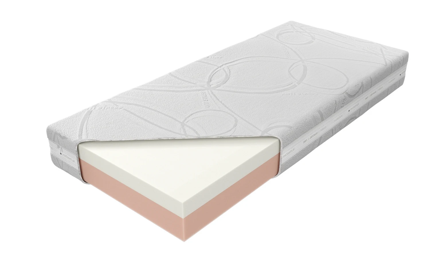 Materac Medivis Lux LXI – piankowy materac lateksoidalny z warstwą LXI i pianką Komfort Soft